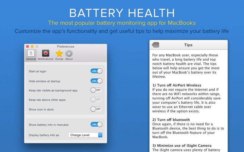 Battery Stats App Mac